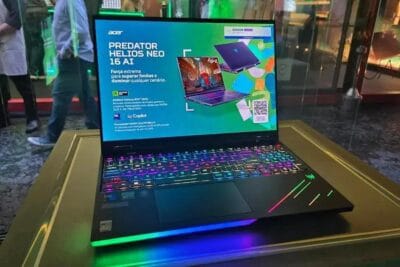 Acer apresenta nova linha de notebooks gamer com foco em inteligência artificial