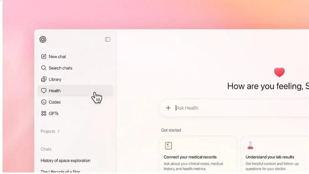 Descubra o que é o ChatGPT Health e como se inscrever na lista de espera