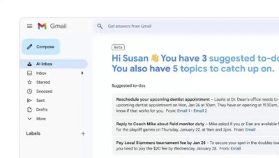 Google lançado novas funcionalidades de IA no Gmail para facilitar sua vida