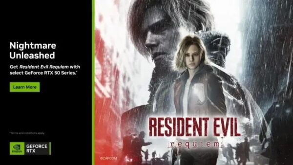 Resident Evil Requiem traz bundle com a GeForce RTX Série 50