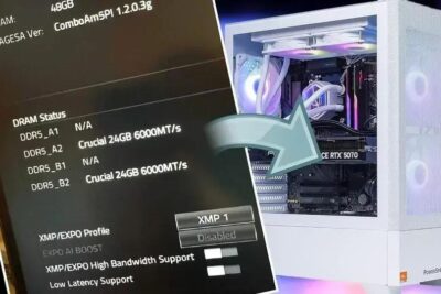 Usuário surpreendido ao descobrir 48 GB de RAM em novo PC