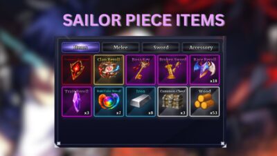 Sailor Piece itens - Lista Completa de Itens do Sailor Piece