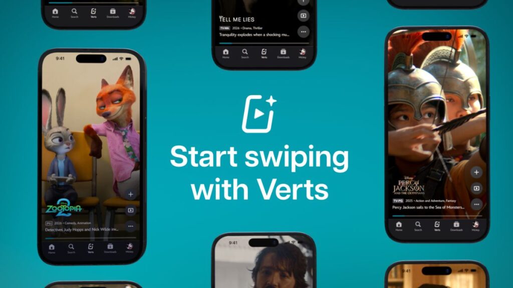 Disney+ Verts - Disney+ Inova Navegação com Novidade Inspirada no TikTok