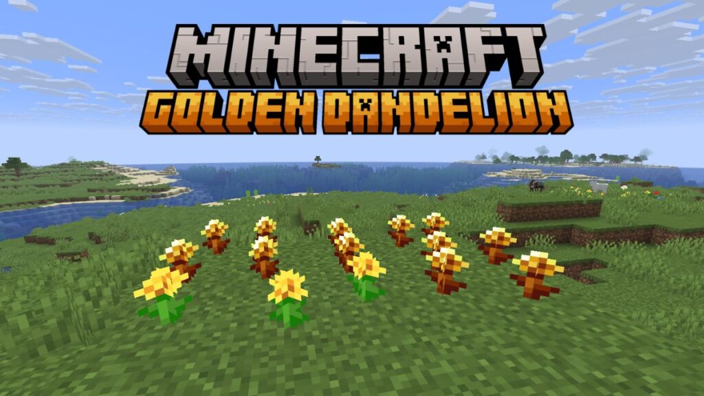 Golden Dandelion - Obtendo Dente-de-leão Dourado no Minecraft