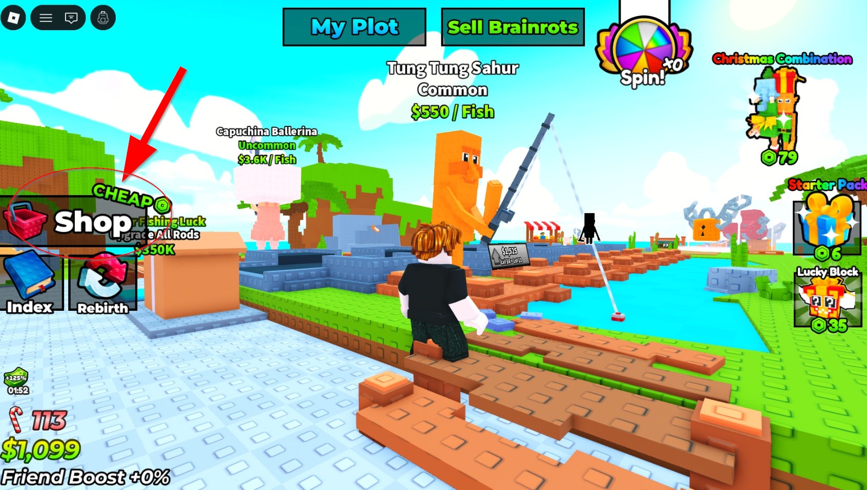 Códigos My Fishing Brainrots