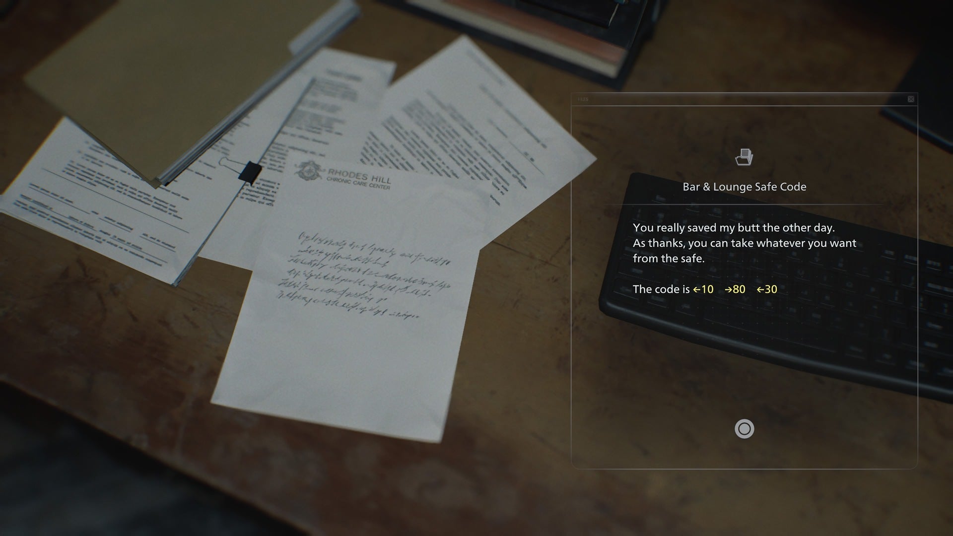 Todos os códigos dos cofres de Resident Evil Requiem