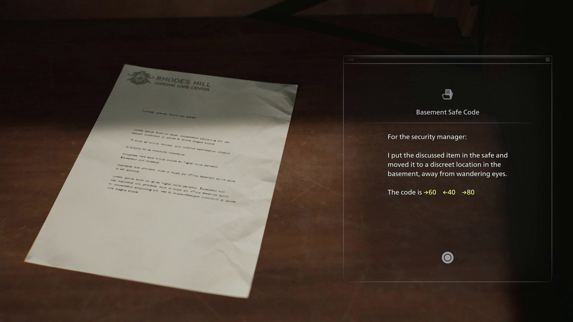 Todos os códigos dos cofres de Resident Evil Requiem