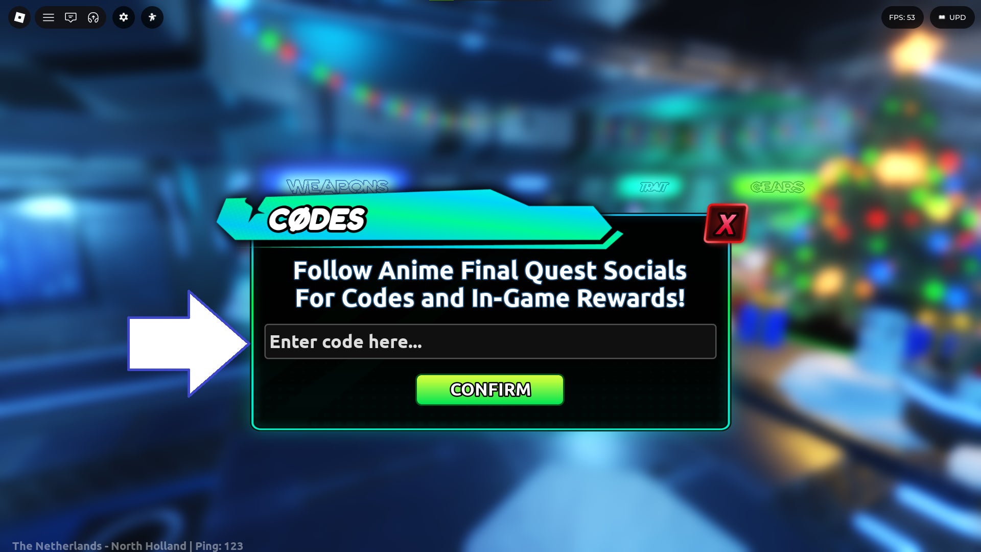 Códigos Anime Final Quest