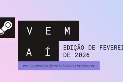Demos mais jogadas do Steam Vem Aí em fevereiro de 2026