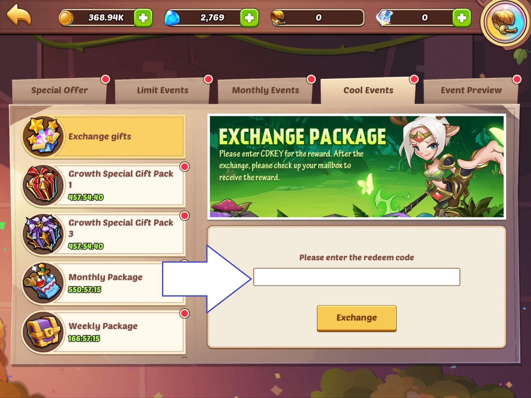 Códigos Idle Heroes