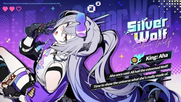 Novidades sobre Silver Wolf LV. 999 em Honkai Star Rail 4.2