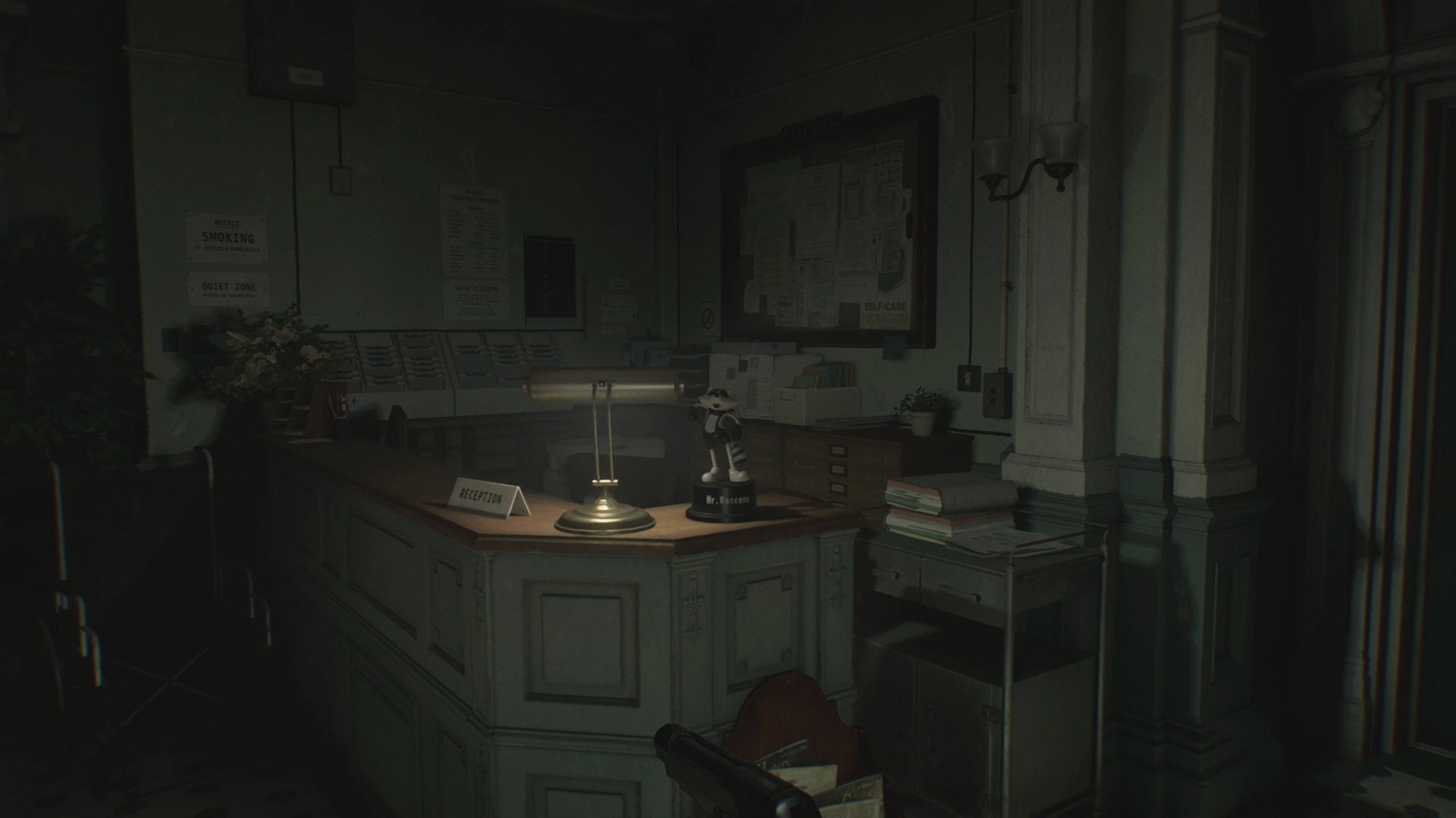 Localização das Mr Raccoon Memoriam em Resident Evil Requiem