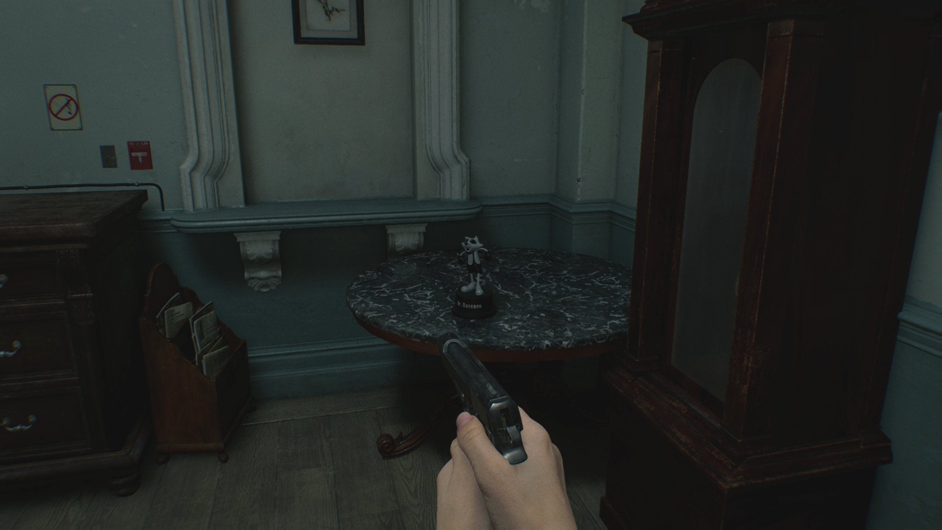 Localização das Mr Raccoon Memoriam em Resident Evil Requiem