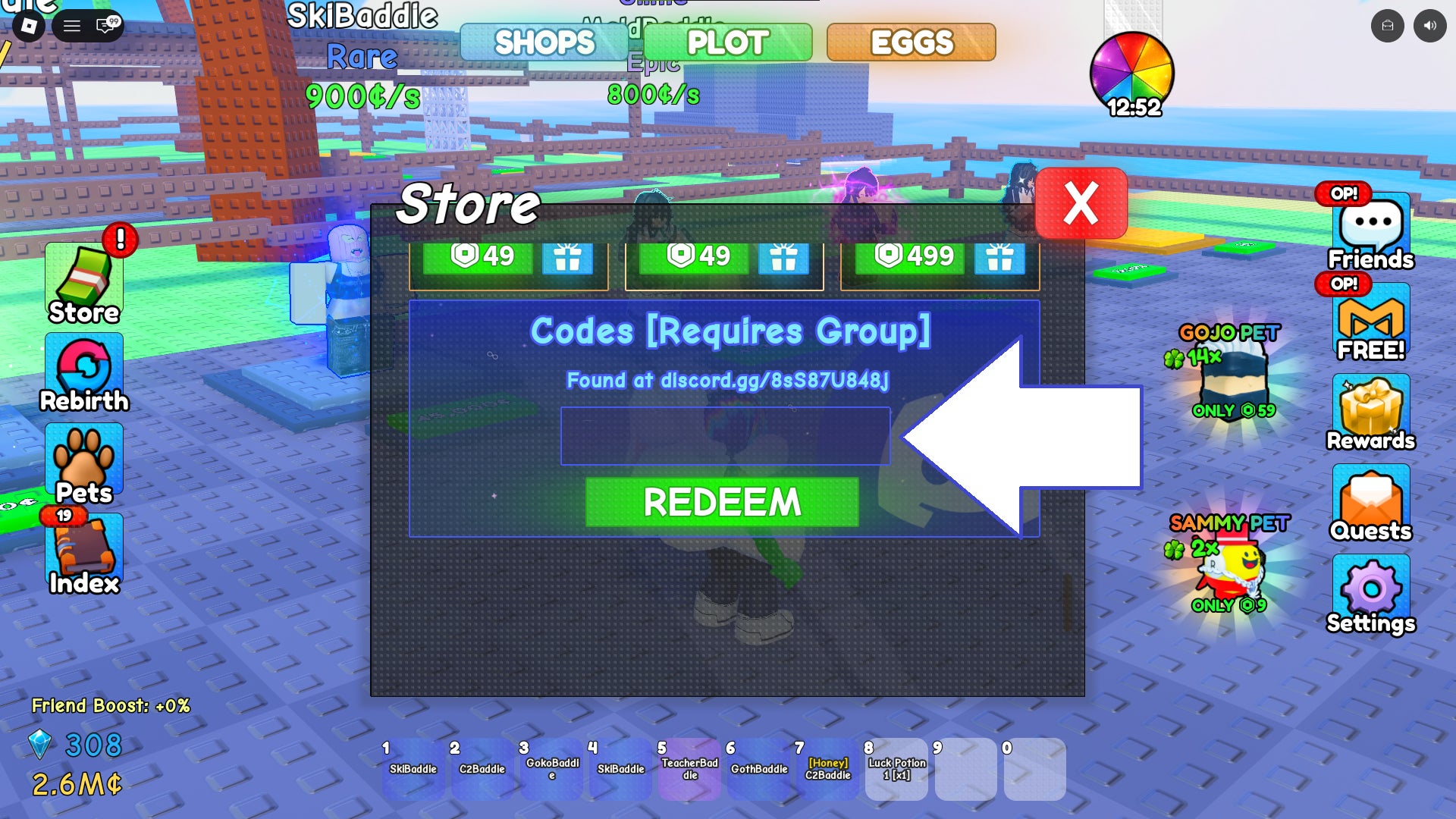 Códigos Spin a Baddie