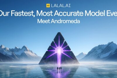 LALAL.AI Andromeda - 5 Maneiras de Músicos Usarem o LALAL.AI com Andromeda