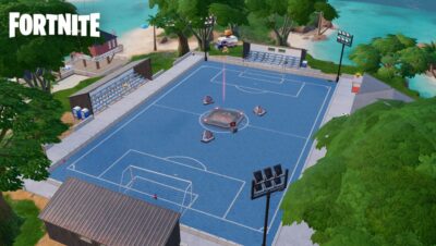Campo de Futebol - Localização do Campo de Futebol no Fortnite