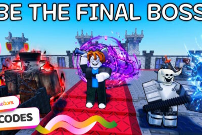 Be the Final Boss: Códigos Atualizados Julho 2026