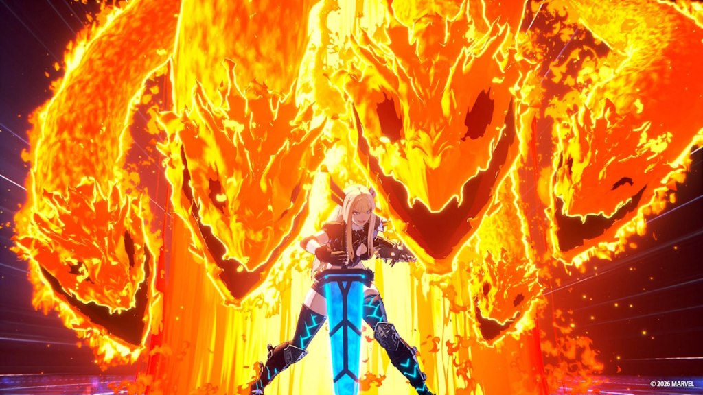 Magik em pose de combate em Marvel Tokon: Fighting Souls